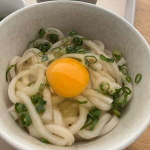 超簡単☆釜玉うどん